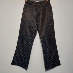 Black and Blue Checkered Pants